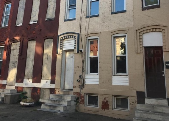 1117 N Carey St, Baltimore MD Foreclosure Property