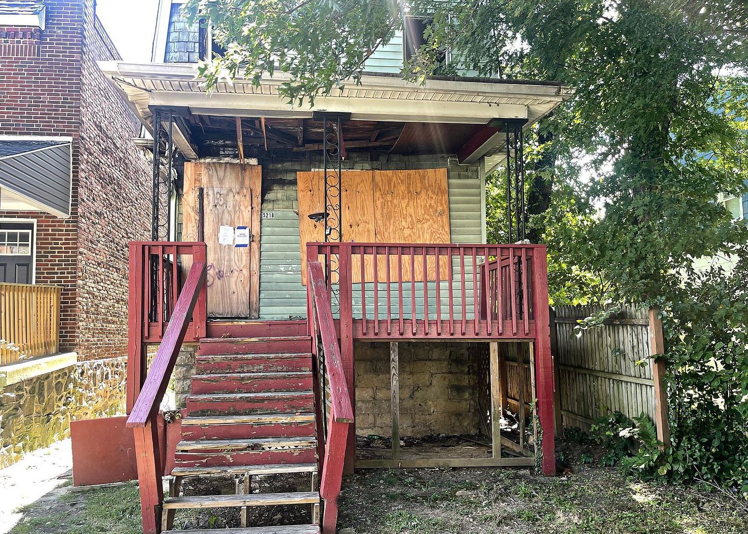 5218 Cuthbert Ave, Baltimore MD Foreclosure Property