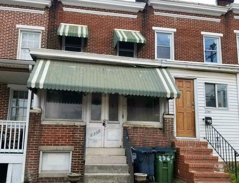 2359 Washington Blvd, Baltimore MD Pre-foreclosure Property